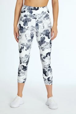 Marika Balance Collection Printed Contender High Waist Mid Calf Capri
