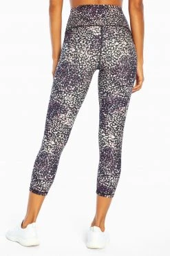 Marika Balance Collection Printed Contender High Waist Mid Calf Capri