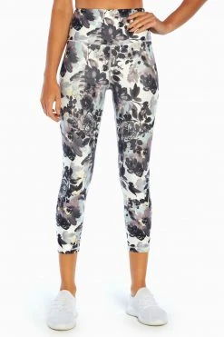 Marika Balance Collection Printed Contender High Waist Mid Calf Capri