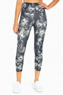 Marika Balance Collection Printed Contender High Waist Mid Calf Capri