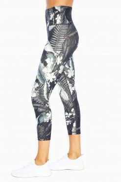 Marika Balance Collection Printed Contender High Waist Mid Calf Capri