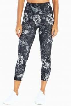 Marika Balance Collection Printed Contender High Waist Mid Calf Capri