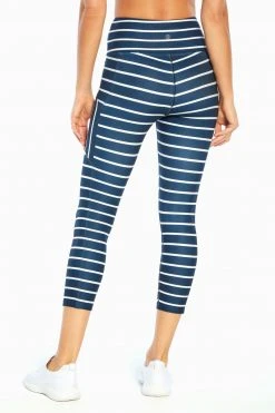 Marika Balance Collection Eclipse Printed Side Pocket Mid Calf Capri Legging