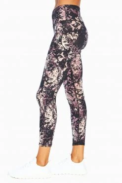 Marika Balance Collection Printed Side Pocket Eclipse Ankle Legging Bottoms
