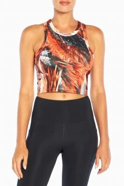 Marika Cycle House Race Crop Tank