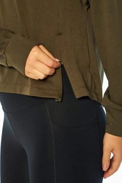 Marika Cycle House Cadence Fleece Long Sleeve Top