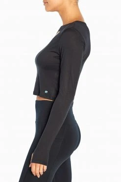 Marika Cycle House Cropped Sawyer Long Sleeve Top