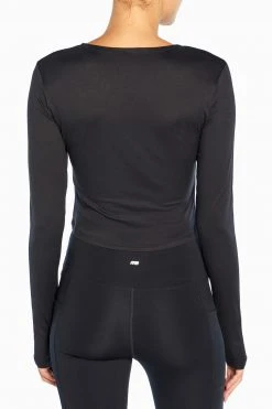 Marika Cycle House Cropped Sawyer Long Sleeve Top