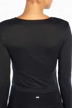 Marika Cycle House Cropped Sawyer Long Sleeve Top