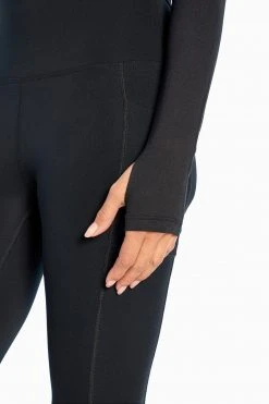 Marika Cycle House Cropped Sawyer Long Sleeve Top