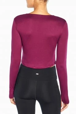 Marika Cycle House Cropped Sawyer Long Sleeve Top