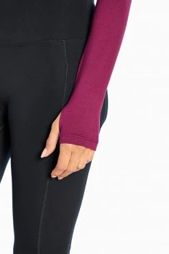 Marika Cycle House Cropped Sawyer Long Sleeve Top