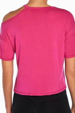 Marika Cycle House Urban Cropped Short Sleeve Top Features