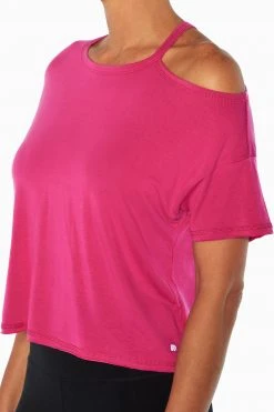 Marika Cycle House Urban Cropped Short Sleeve Top Features