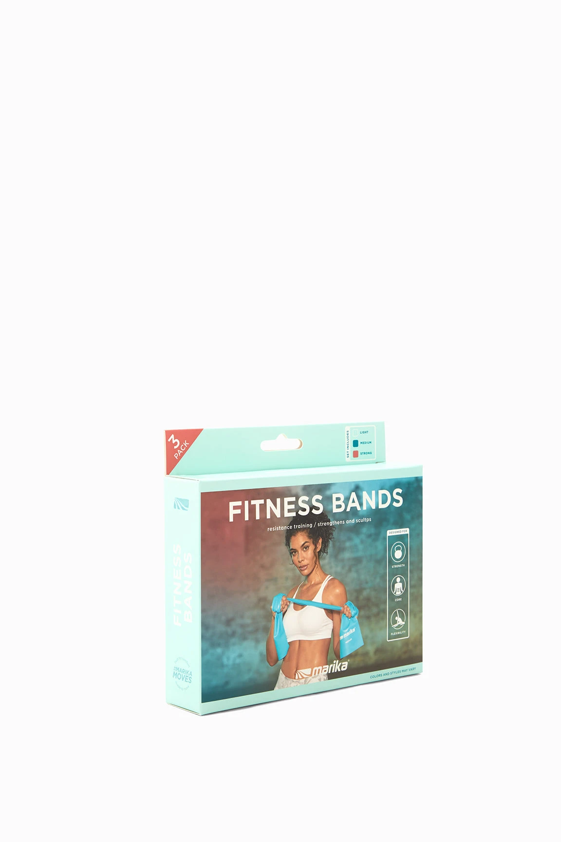 Marika Resistance Fitness Bands (3) Accessories 3 Marika Resistance Fitness Bands (3) Accessories