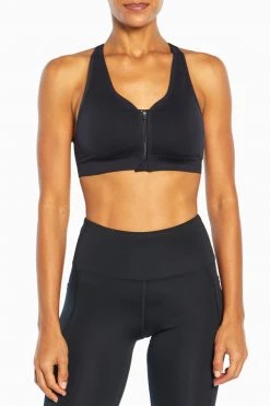 Marika Savannah Seamless Front Zip Sports Bra