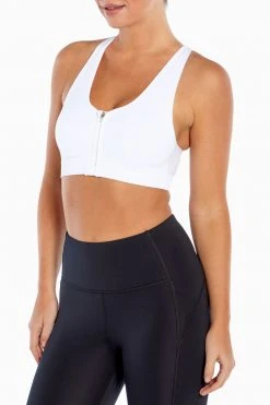Marika Savannah Seamless Front Zip Sports Bra