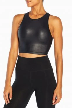Marika Ari Long Shine Sports Bra Features