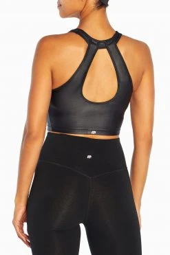 Marika Ari Long Shine Sports Bra Features