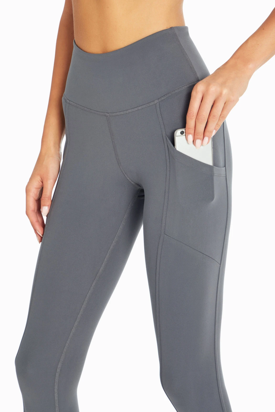Marika Drew Side Pocket Tummy Control Mid Calf Capri 6 Marika Drew Side Pocket Tummy Control Mid Calf Capri