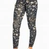 Marika Distressed Side Pocket Leopard Ankle Legging Leggings