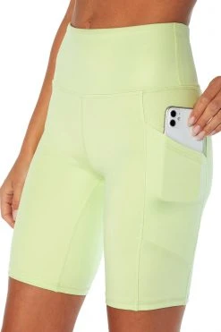 Marika Features Eclipse Side Pocket Shine Bermuda