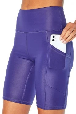 Marika Features Eclipse Side Pocket Shine Bermuda