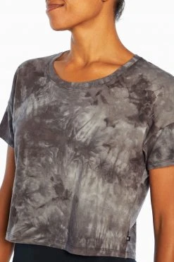 Marika Tie Dye Boxy Crop Short Sleeve Tee Playful Prints 13 Marika Tie Dye Boxy Crop Short Sleeve Tee Playful Prints