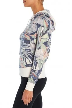 Marika Playful Prints Sit Back Cropped Hoodie