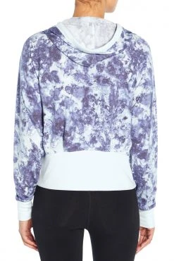 Marika Playful Prints Sit Back Cropped Hoodie