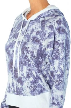 Marika Playful Prints Sit Back Cropped Hoodie