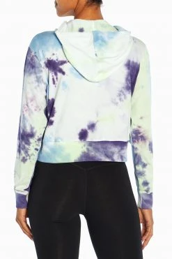 Marika Playful Prints Spectrum Cropped Hoodie